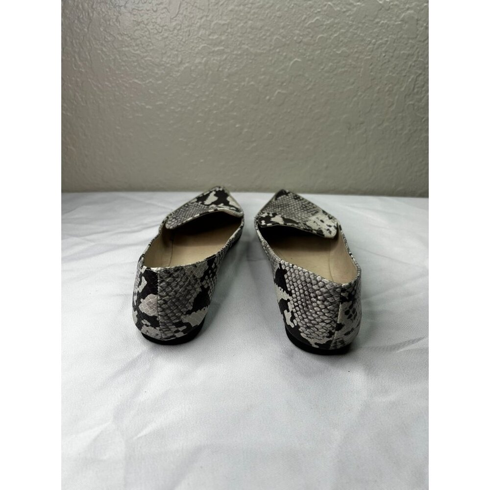 Madden Girl Flats Women Size 7 Snakeskin Slip On Pointed Toe Casual Work Shoes - Picture 7 of 10